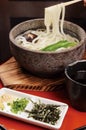 Japanese noodles Royalty Free Stock Photo