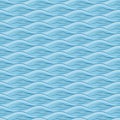 Japanese Ocean Wave Vector Seamless Pattern