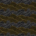 Japanese ocean wave vintage pattern