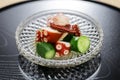 Japanese octopus cucumber salad Royalty Free Stock Photo