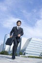 Japanese office worker Royalty Free Stock Photo