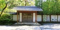 Japanese old style house gate Royalty Free Stock Photo