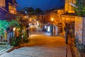 Japanese old town in Higashiyama District of Kyoto