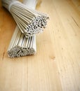 Japanese organic noodles Royalty Free Stock Photo