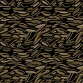 Japanese Overlap Rice Grain Vector Seamless Pattern