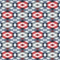 Japanese Overlap Zigzag Diamond Vector Seamless Pattern