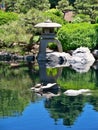 Japanese pagoda at Denver botanical gardens