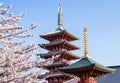 Japanese pagoda Royalty Free Stock Photo