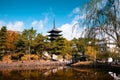 Japanese pagoda, Toji pagoda in Nara