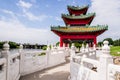 Japanese Pagoda Zen Garden Royalty Free Stock Photo