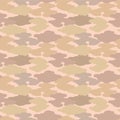 Japanese Pastel Cloud Vector Seamless Pattern