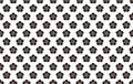 Vector Seamless Japanese Vintage Plum Flower Pattern. Horizontally And Vertically Repeatable.