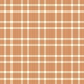 Japanese pattern fabric seamless, nostalgic texture tartan background. Composition check vector textile plaid in orange and old