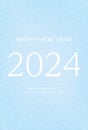 Japanese Pattern New YearÃ¢â¬â¢s Card without Chinese Zodiac Sign, Japanese Pattern Background with Year 2024 Lettering