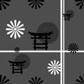 Japanese pattern nippon background 4