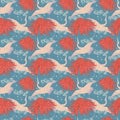 Japanese pattern oriental abstract background artwork