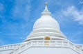 Japanese Peace Pagoda In Rumassala, Sri Lanka Royalty Free Stock Photo