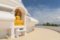 Japanese Peace Pagoda In Rumassala, Sri Lanka. The Japanese Peace Pagoda Near Unawatuna Is A Beautiful Shrine With Amazing Views Royalty Free Stock Photo