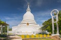 Japanese Peace Pagoda In Rumassala, Sri Lanka. The Japanese Peace Pagoda Near Unawatuna Is A Beautiful Shrine With Amazing Views Royalty Free Stock Photo