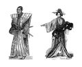 Japanese people | Antique Ethnographic Illustrations