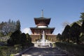 Japanese people and foreigner traveler visit praying in Daitou pagoda of Naritasan Shinshoji Temple at Chiba in Tokyo, Japan Royalty Free Stock Photo