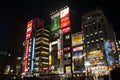 Japanese people waiting traffic signs for walk crossover traffic Royalty Free Stock Photo