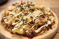 Japanese pizza okonomiyaki