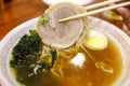 Japanese popular food shio ramen