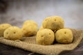 Japanese potato shaped dango