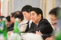 Japanese Prime Minister Shinzo Abe Royalty Free Stock Photo