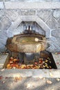 Japanese purification fountain Royalty Free Stock Photo
