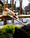 Japanese purification fountain Royalty Free Stock Photo