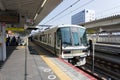 Japanese railway`s Miyakoji Rapid Service.