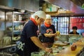 Japanese Ramen chef in Himeji, Japan Royalty Free Stock Photo