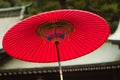 Photo of Japanese red parasol Royalty Free Stock Photo