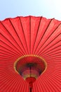 Japanese red umbrella Royalty Free Stock Photo