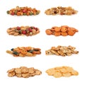 Japanese Rice Cracker Selection Royalty Free Stock Photo