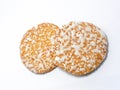 Japanese Rice Crackers, Sembei Royalty Free Stock Photo