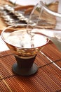 Japanese Rice Wine Sake and Dried Fish Royalty Free Stock Photo