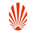 Japanese rising sun symbol, imperial Japan flag, japanese army flag