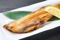 Japanese roasted atka mackerel Royalty Free Stock Photo