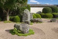 Japanese rock garden Royalty Free Stock Photo