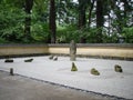 Japanese rocks garden