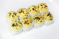 Japanese roll Kin on a white background