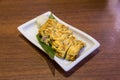 Japanese Rolled Omelette - Tamagoyaki Royalty Free Stock Photo