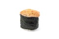 Japanese traditional cuisine. japanese rolls, sushi on a white background. asianfood