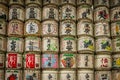 Japanese sake barrels - Tokyo, Japan