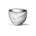 japanese Sake Cup ai generated Royalty Free Stock Photo