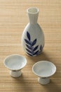 Japanese sake set Royalty Free Stock Photo