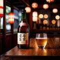 Japanese Sake, traditional Japanese Asian rice wine liquor liquer alcohol beverage